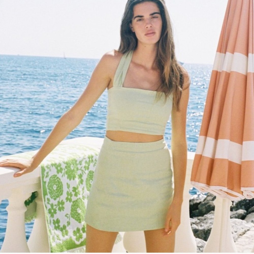 NWOT - With Jéan - Daria Skirt - Mint